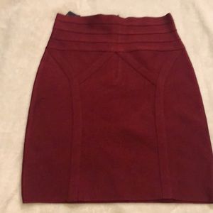 Pencil skirt burgundy